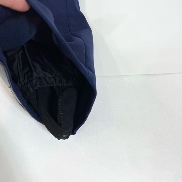 Obermeyer Snow Pants Womens 14 Wool Nylon Zipper Pockets Hook & Eye Ski Blue - Picture 3 of 10